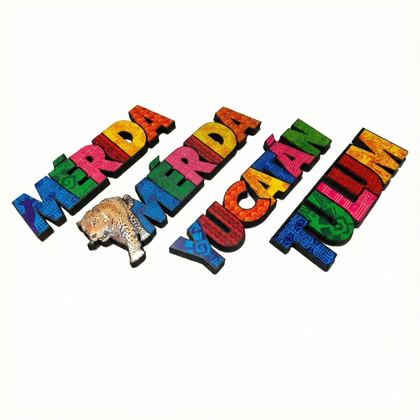 Imanes mexicanos coloridos